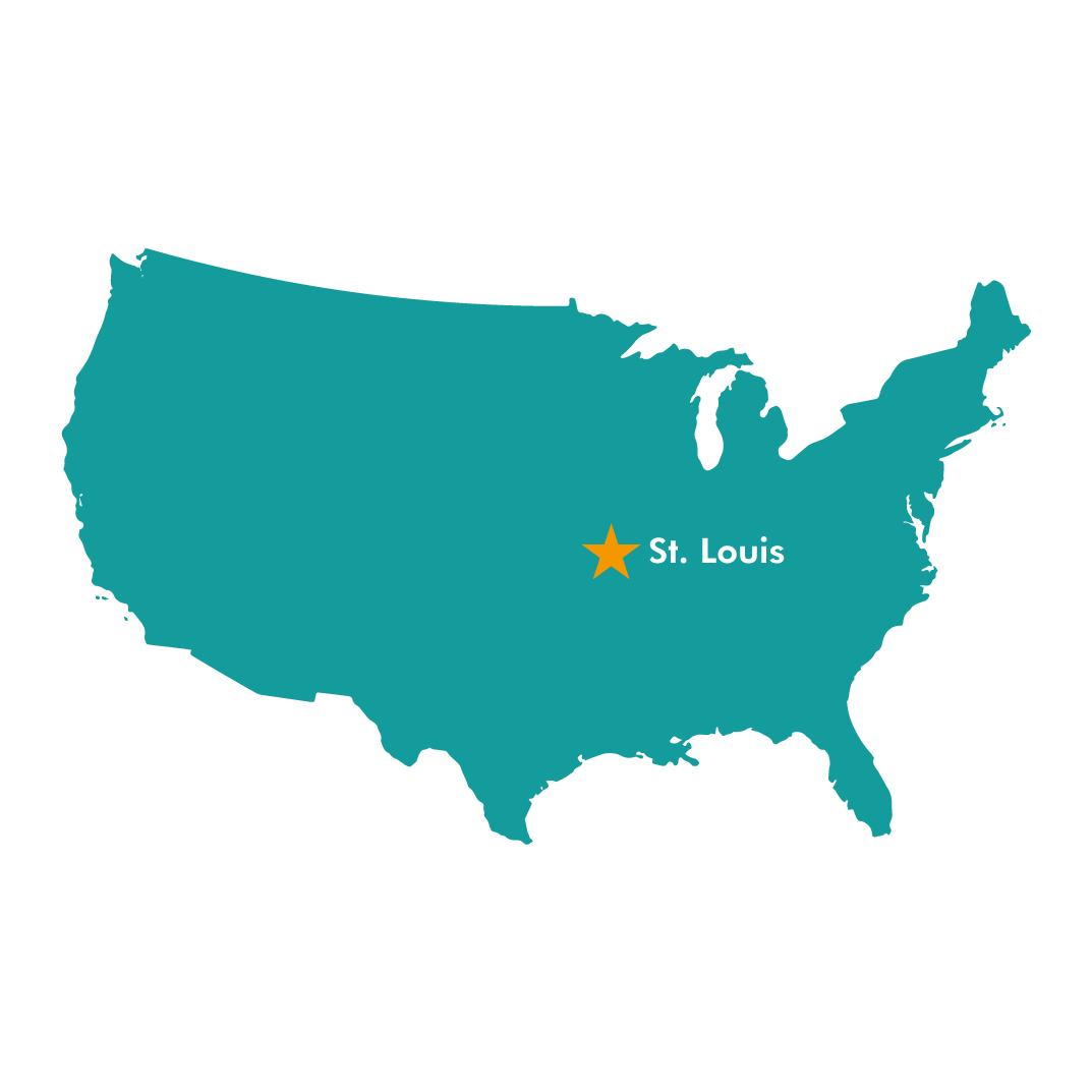 Map of Locations in the US