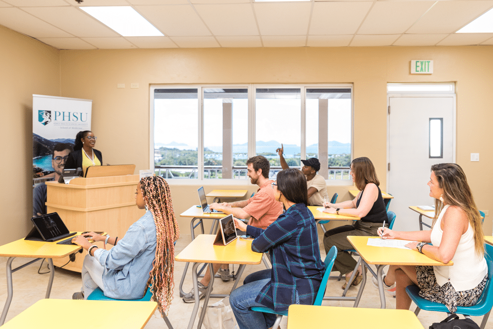 Students in PHSU BVI Classroom